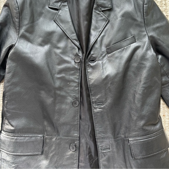 Vintage Leather Blazer - Picture 3 of 8